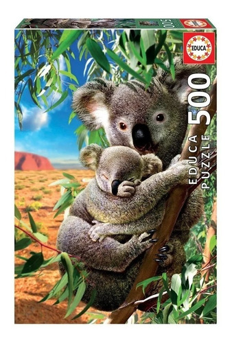 Puzzle Rompecabezas  Koala Con Su Cria 500 Piezas Educa