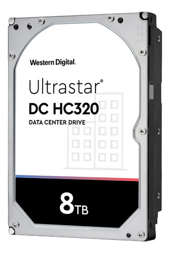 Disco Rigido 8 Tb Wd Ultrastar Centro De Datos Sata 256 Mb Color Plateado