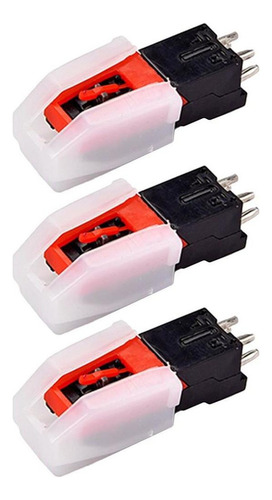 New 3 Unids Fonógrafo Universal Giradiscos Stylus Agujas