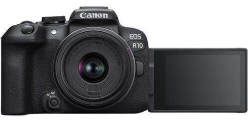 Câmera Canon Eos R10 Com Lente 18-45mm Mirrorless