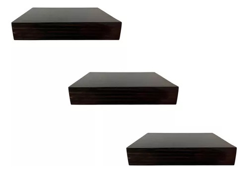 3 Repisas Flotante Madera Minimalista Muebles Hogar Decorar