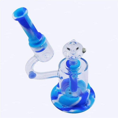 Imagen 2 de 8 de Pipa De Agua Vidrio Silicone Bong