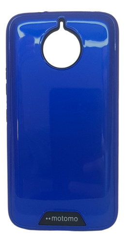 Funda Estuche Rígido Antigolpes Para Motog5s Plus Azul Claro