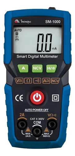 Multímetro Smart Minipa Sm-1000 True Rms Escalas Automáticas