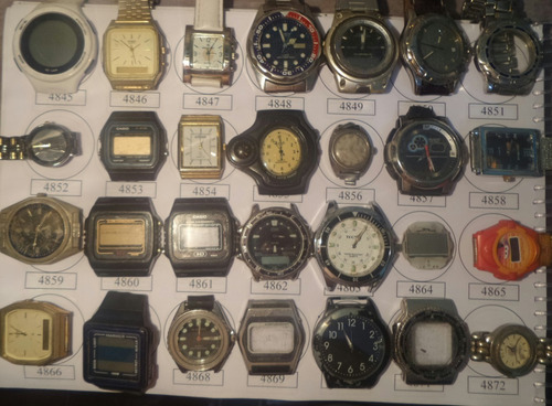 Lote 18 Sucatas Casio E Outros- Máquina Do Tempo