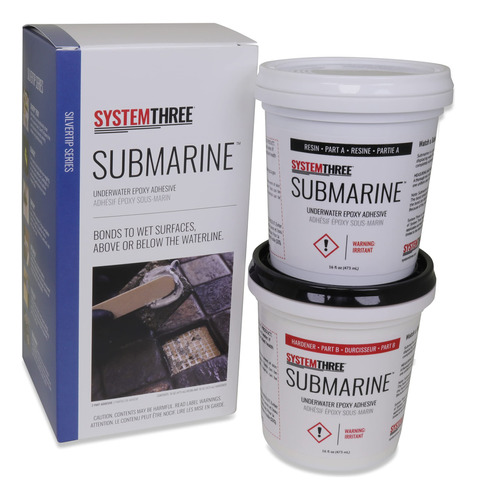 System Three Submarine Kit Cuarto Galon Adhesivo Submarino