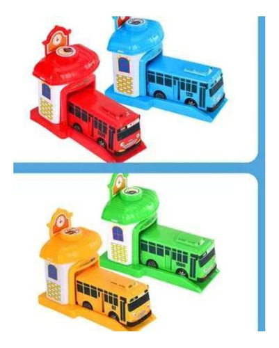 Juego De Juguetes De 4 Piezas The Little Tayo Bus