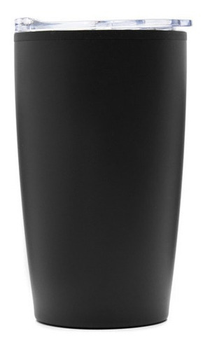Imagen 2 de 4 de Jarro Término Pampero Chalten Acero Inoxidable 400ml Color Negro Chaltén