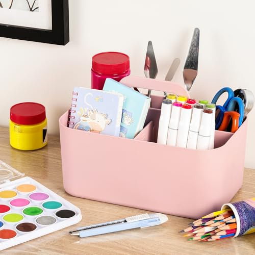 Organizador Multiusos Con Asa - Contenedor Apilable De Plást
