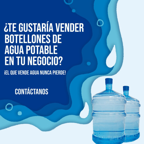 Venta De Botellones De Agua Mineral (agua Sabrosa)