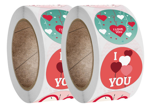 Pegatinas Decorativas Para El Día De San Valentín, Pegatinas