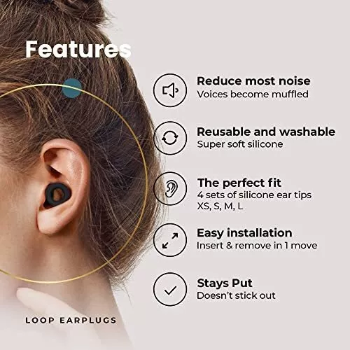 Tapones Para Oídos - Loop Quiet Noise Reduction Earplugs Sup