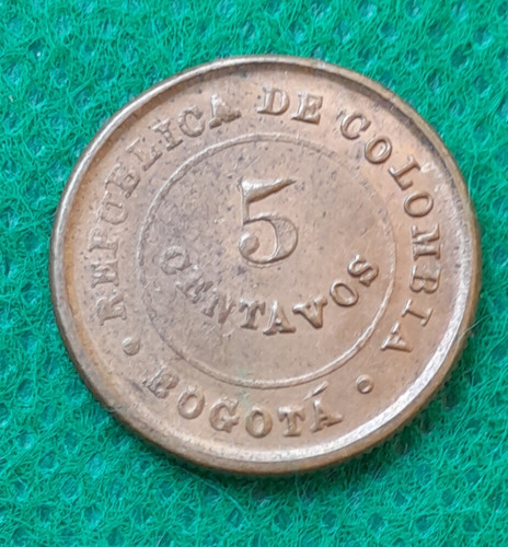 Moneda Lazareto De 5 Centavos, Año 1901, Estado Vf 8