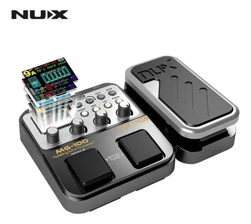 Pedaleira NUX MG-100 Multi Efeitos para Guitarra com Afinador