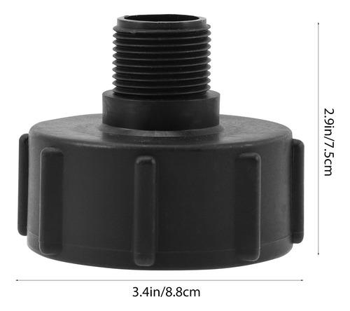 Adaptador Ibc Tote Tote De 2 Piezas Para Tanque Ibc Tote De