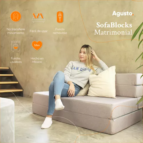 Sofá Cama Tamaño Matrimonial SofaBlocks ® Agusto ®