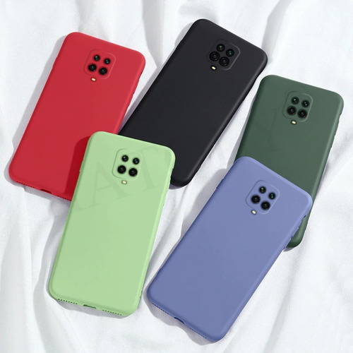 Case Funda Silicona Liquida Xiaomi Redmi 9 Note 9 9s Pro Max