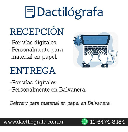 Imagen 6 de 6 de Tipeo De Textos, Dactilógrafa, Digitalizaciones, Data Entry