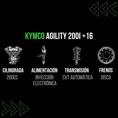 Imagen 12 de 15 de Kymco Agility 200i +16 Scooter