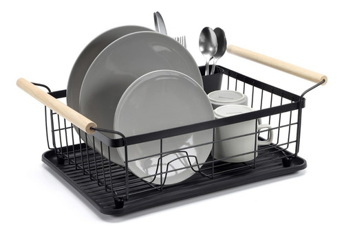 Imagen 2 de 10 de Seca Platos Escurridor Casa Secado Lavado Plato Con Bandeja