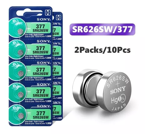 Productos de Duracell Battery  Pila de botón de moneda de óxido de plata  377