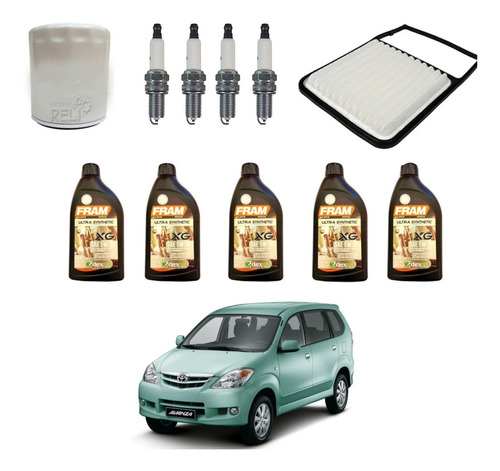 Kit Afinación Toyota Avanza 1.5 L 4 Cil Aceite Sintético F