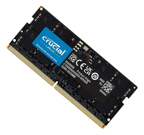 Memoria Sodimm Ddr5-4800 Crucial De 16gb Cb16gs4800 | MercadoLivre