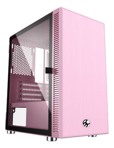 Gabinete Gamer Rosa Lateral De Vidro Bg-048 Bluecase Skygate