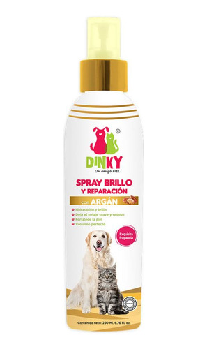 Spray Peinar Dinky 250 Ml Dinky Perros Gatos Con Argan