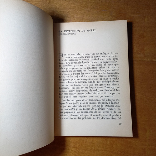Adversos Milagros - Adolfo Bioy Casares. Monte Avila Ed 1969 (Usado)