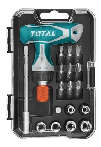 Imagen 1 de 2 de Juego Atornillador Intercambiables Total Tools Tacsd30186