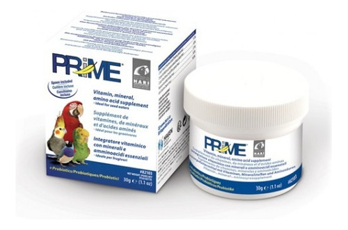 Prime Suplemento Aves Vitminas Minerales Aminoacidos 30 Gr