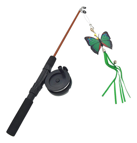 Juguetes Para Varita Para Gatos, Juguete Interactivo Verde