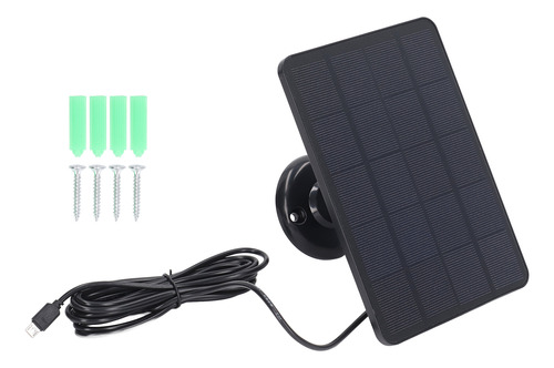 Cargador De Batería Con Panel Solar, 4 W, Carga De Cámara Mi