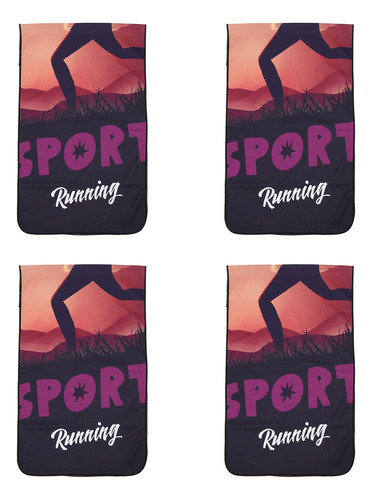 Toalla Deportiva Toalla Liviana 4pcs Para Juego De Pelota
