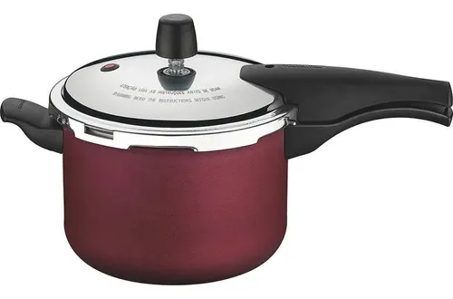Panela de Pressão Tramontina Vancouver 20cm 4,5l em Alumínio com Revestimento Interno e Externo Antiaderente Vermelho