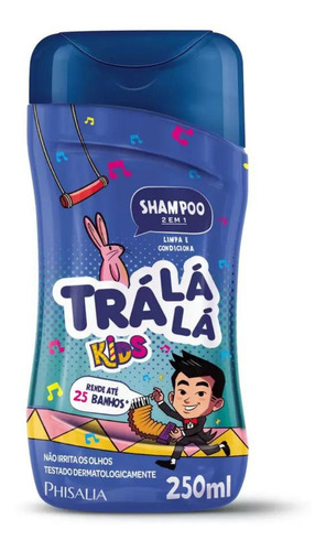 Shampoo 2 Em 1 Para Meninos 250ml Tra Lá Lá