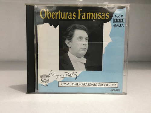 Cd Oberturas Famosas Vol. Ii. Enrique Bátiz/r.p.o. Uaem Alfa