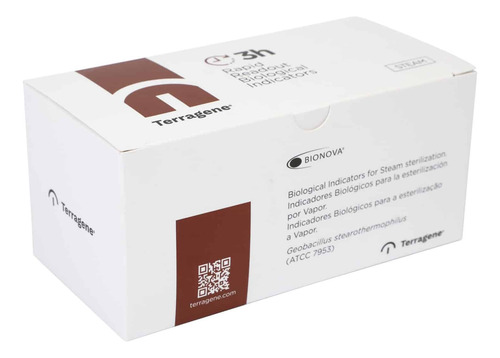 Indicador Biologico De Esterilización De Vapor Con 50 Piezas