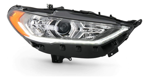 Para Ford Fusion Halogen Proyector Led Drl Repuesto Faro