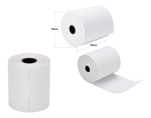 Imagen 4 de 5 de Rollo Papel Térmico Impresora Punto De Venta 57mm