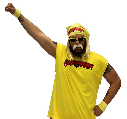 Disfraz Para Hombre  Hulk Hogan Talla Medium Lentes De Sol