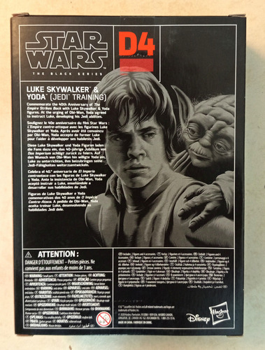 Luke Y Yoda Dagobah Black Series Star Wars (Usado)