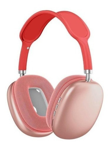 Fone Headphone Bluetooth  Wireless Extra Bass P9 Air Top Max Cor Vermelho