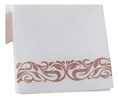 50 Toallas De Mano Desechables Papel De Mesa Vintage Suave