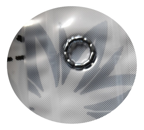 Imagen 5 de 10 de Cortina Baño + Protector + Ganchos Colibrí Lavable Eliplast