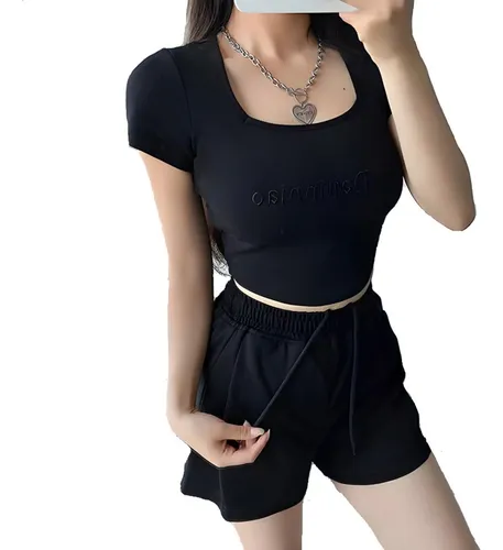 Camisetas de ombligo para niñas new arrivals