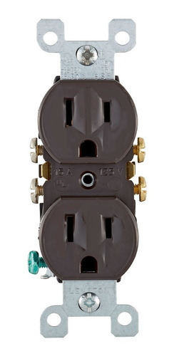 Imagen 1 de 1 de 5320-cp Leviton Contacto Duplex Cafe Nema 5-15r 2p 3w 15a