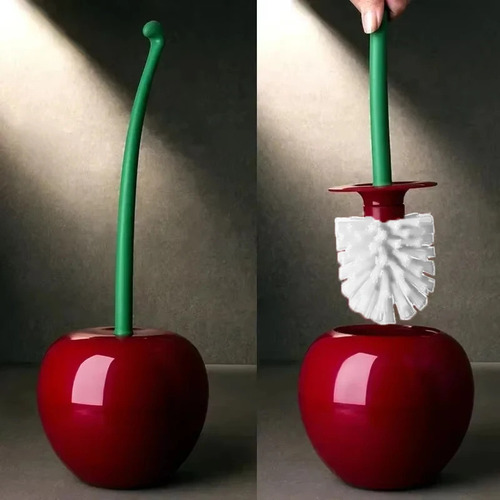 Juego De Portaescobillas Con Forma De Cerezo Y Accesorios De