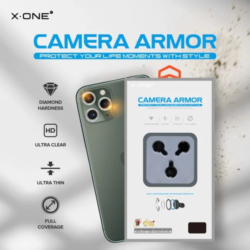 Imagen 4 de 5 de Protector De Camaras Para iPhone X-one